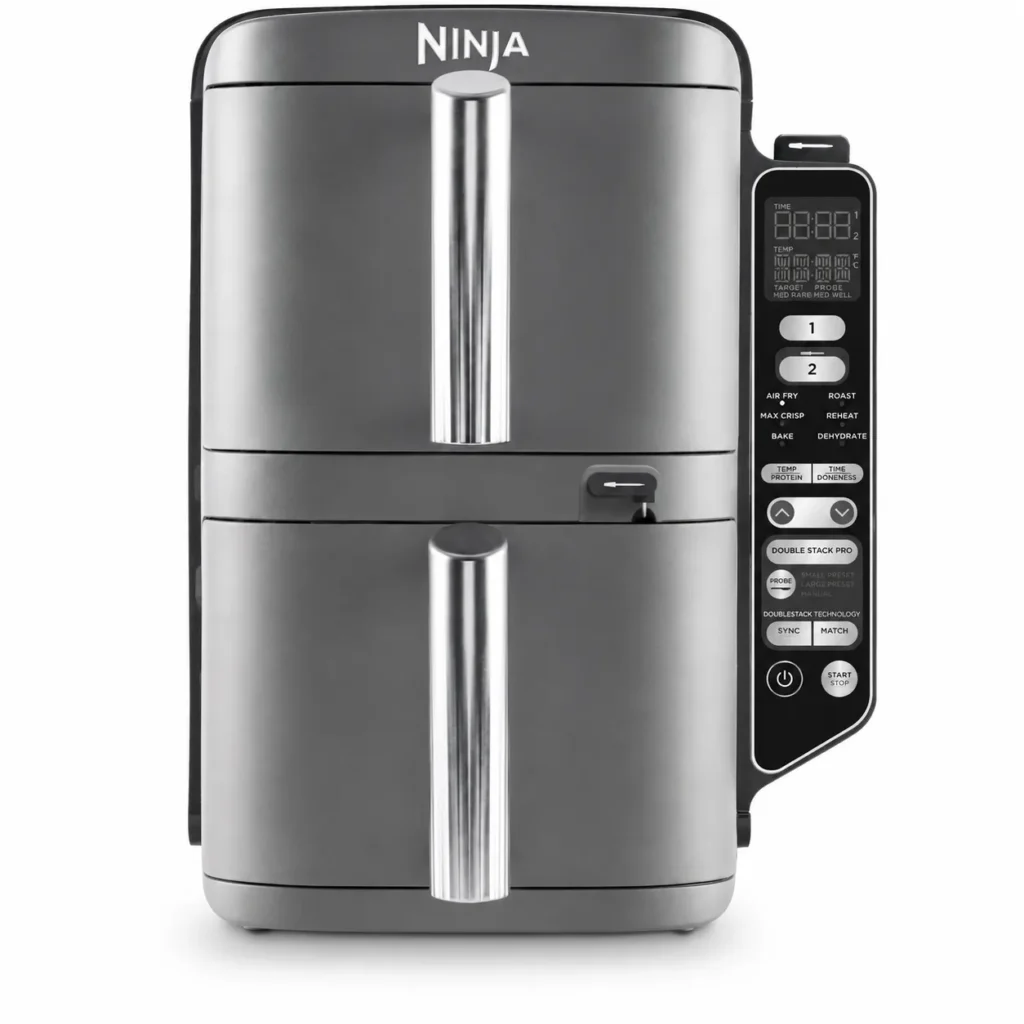 Ninja Double Stack XL SL451EUCYD – pionowy airfryer z termometrem 9,5 l
