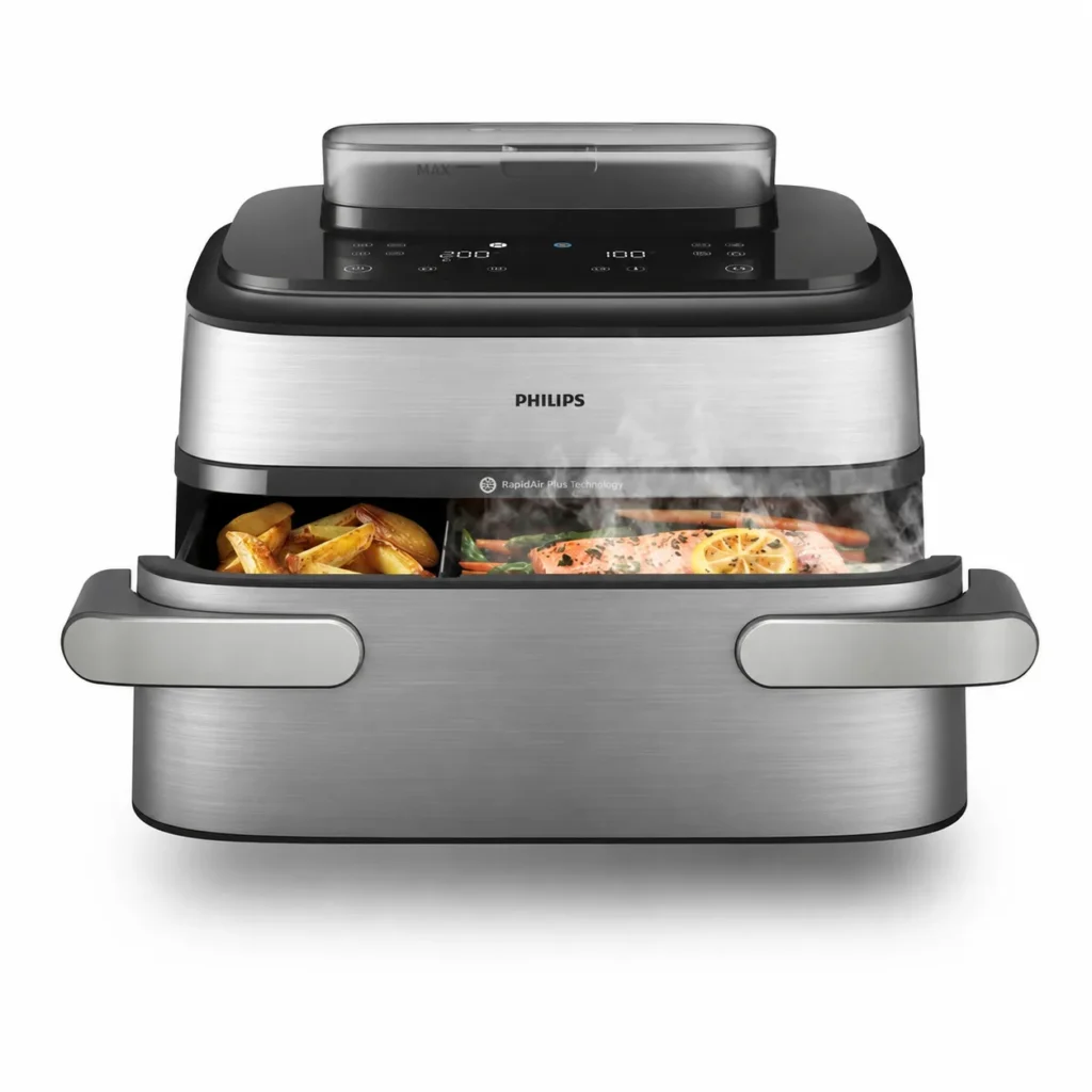 Philips NA565/02 Series 5000 MegaBasket – airfryer 9,5 l z parą