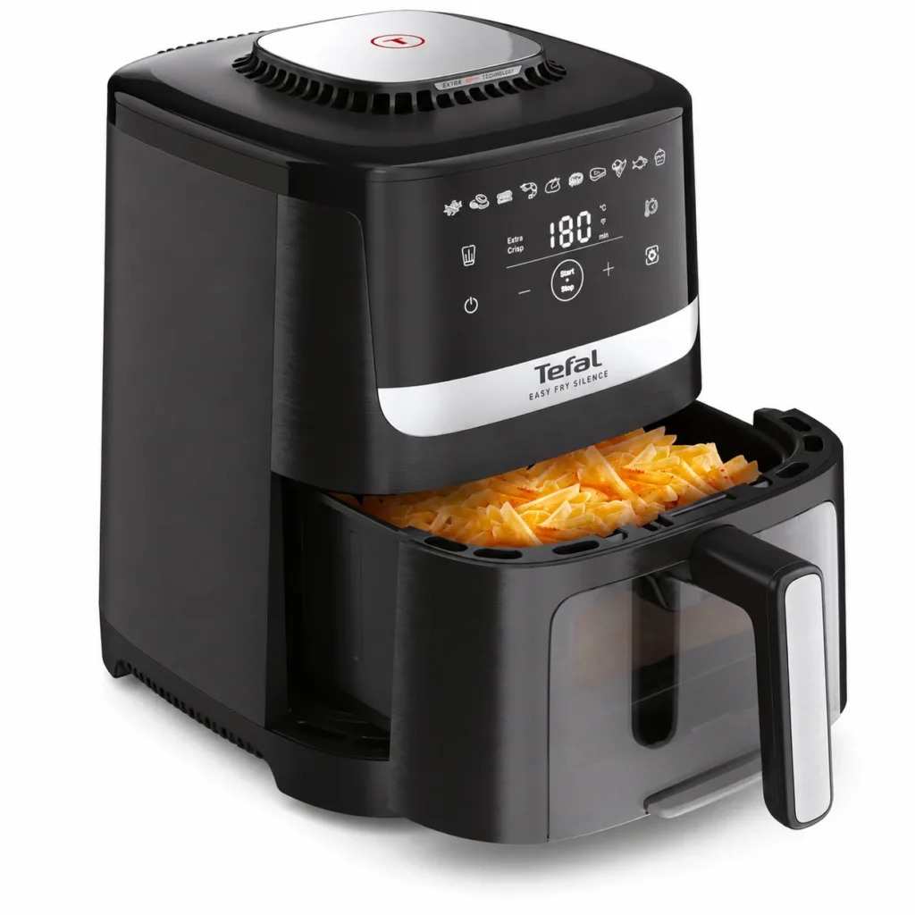 Tefal Easy Fry Silence Vision XL EY5568E0 – cichy airfryer 5 l